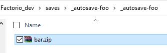 Complete autosave after manually creating the folder