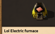 image of stone furnace with the name Lol Electric Furnace